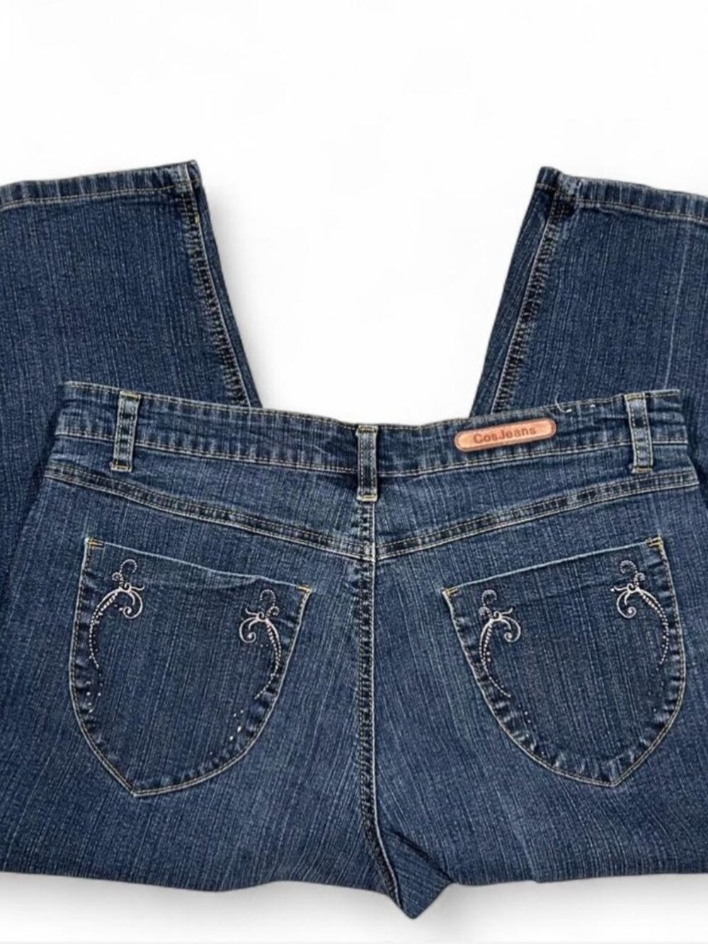 Y2K Embroidered Bootcut Jeans S Cowgirlcore